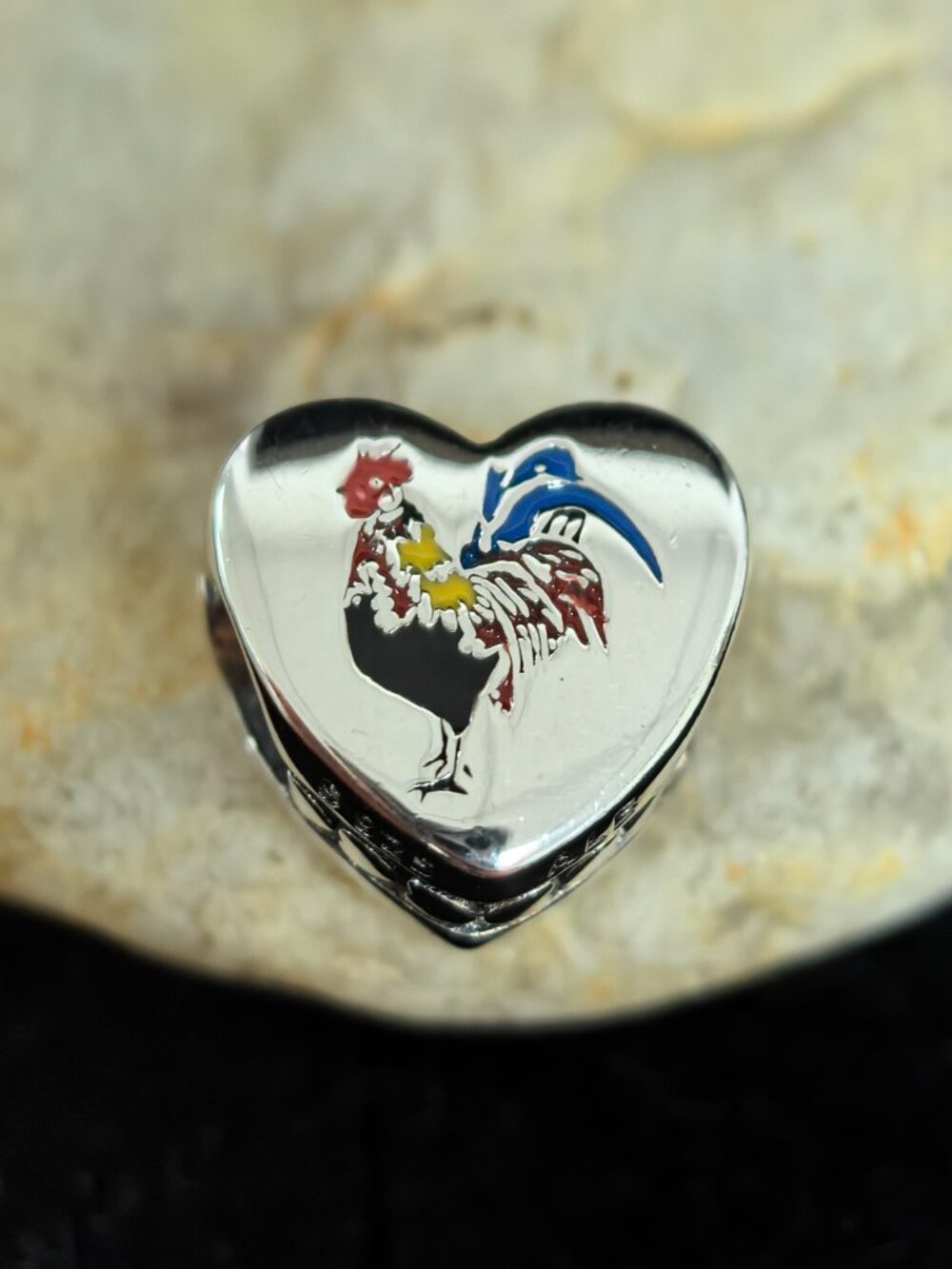 Pandora Key West Exclusive Travel Heart Charm Pendant, S925 Silver (Women's)